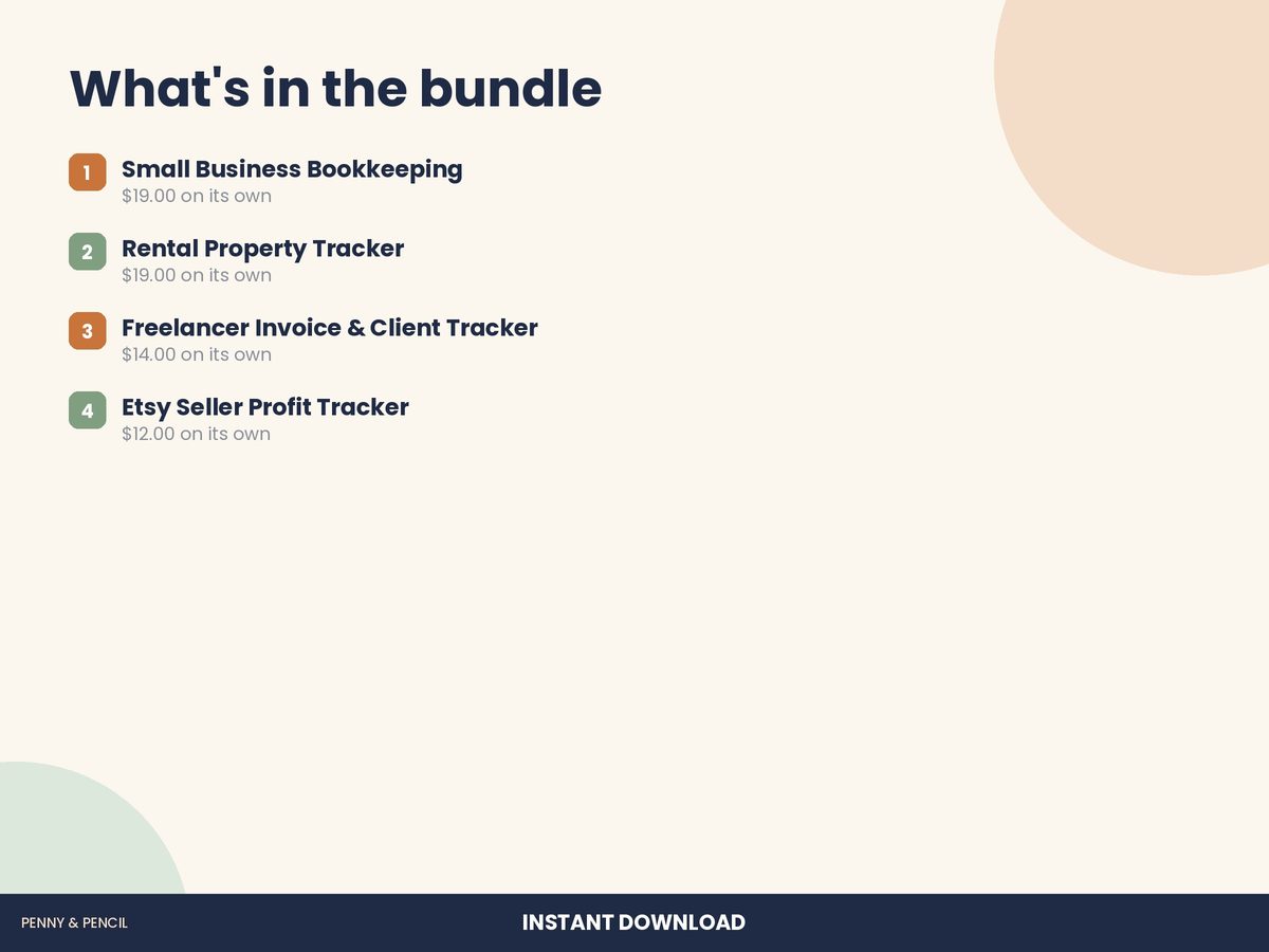Small Business & Landlord Bundle preview 2