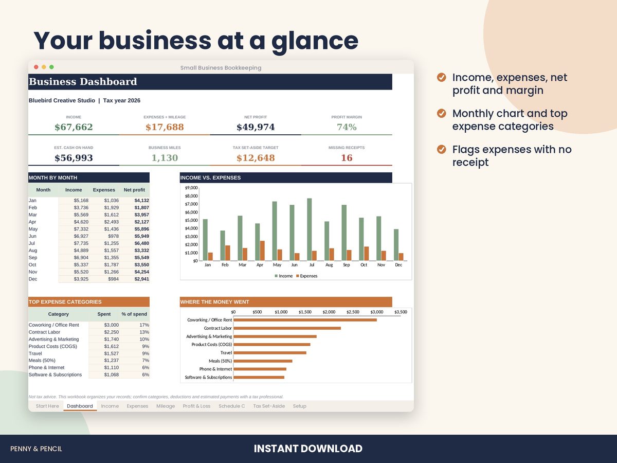 Small Business & Landlord Bundle preview 3