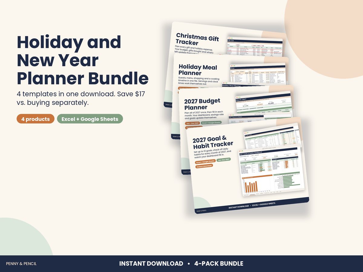Holiday and New Year Planner Bundle preview 1
