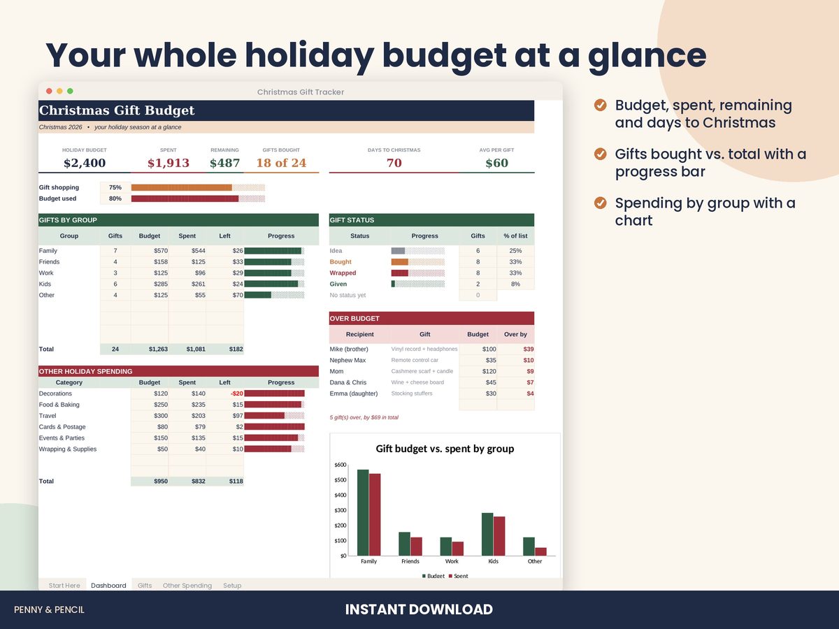 Holiday and New Year Planner Bundle preview 3