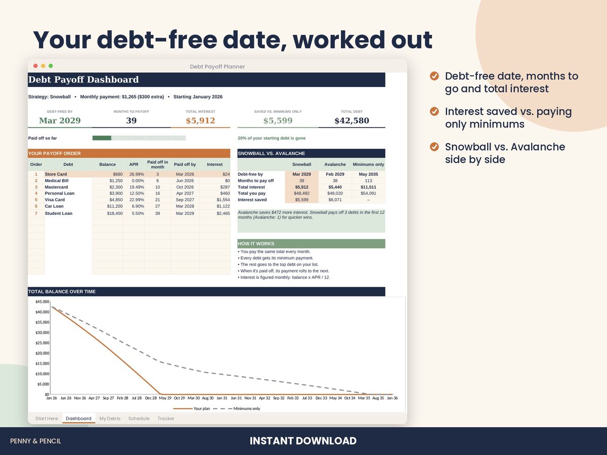 Debt Payoff Planner preview 2