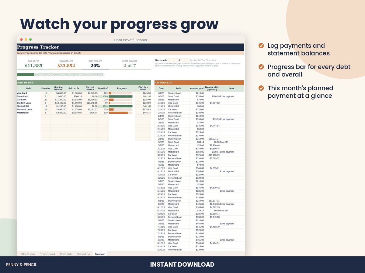 Debt Payoff Planner preview 5