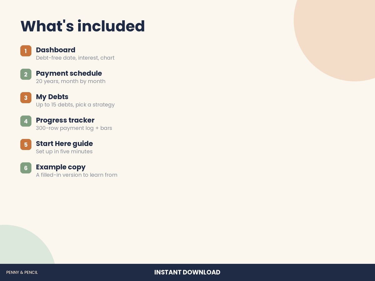 Debt Payoff Planner preview 6