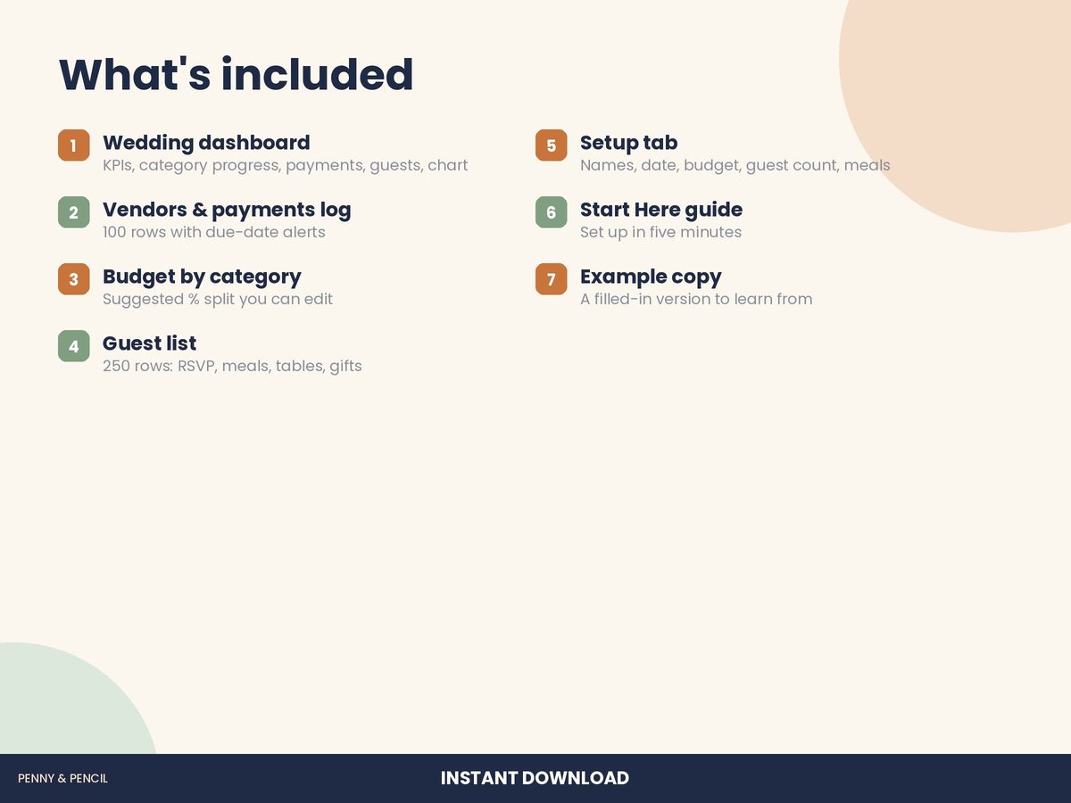 Wedding Budget Planner preview 6