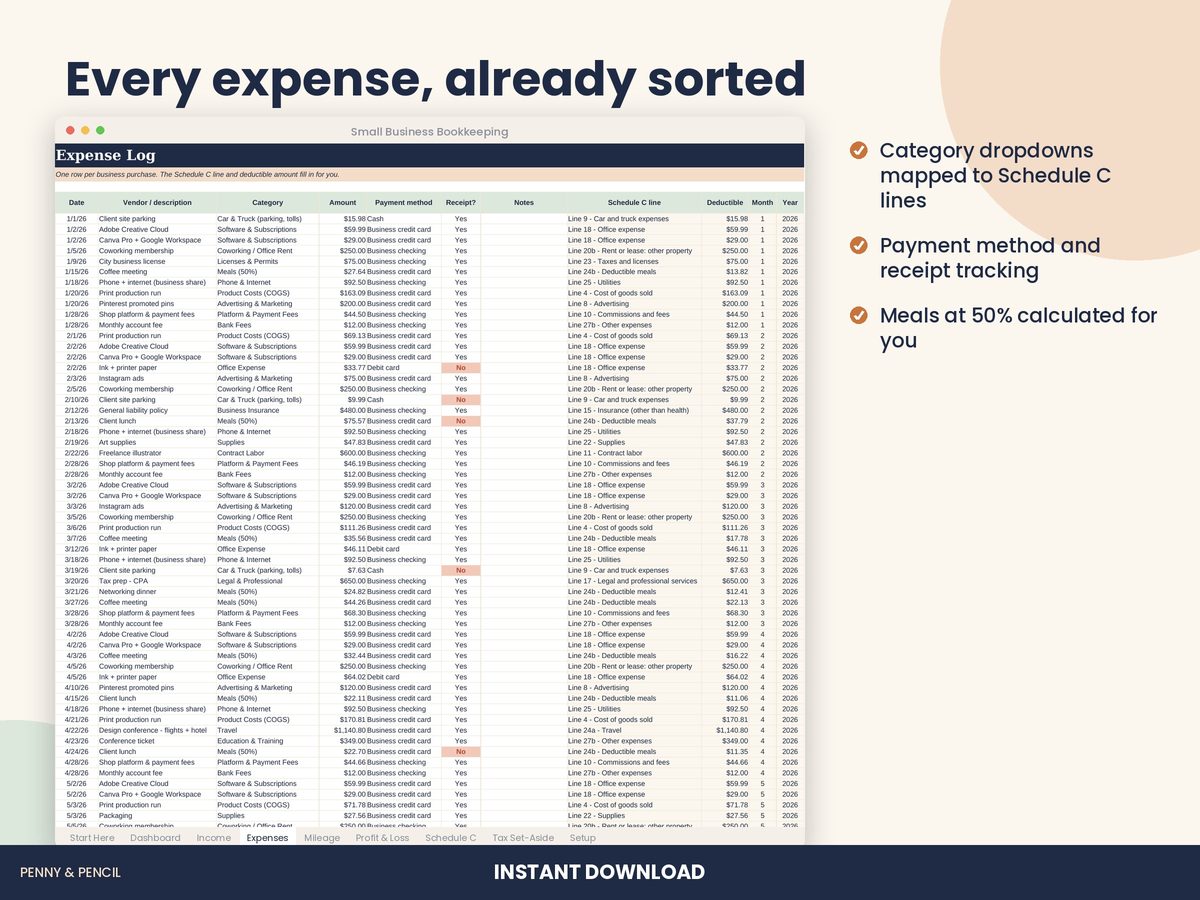 Small Business Bookkeeping preview 3