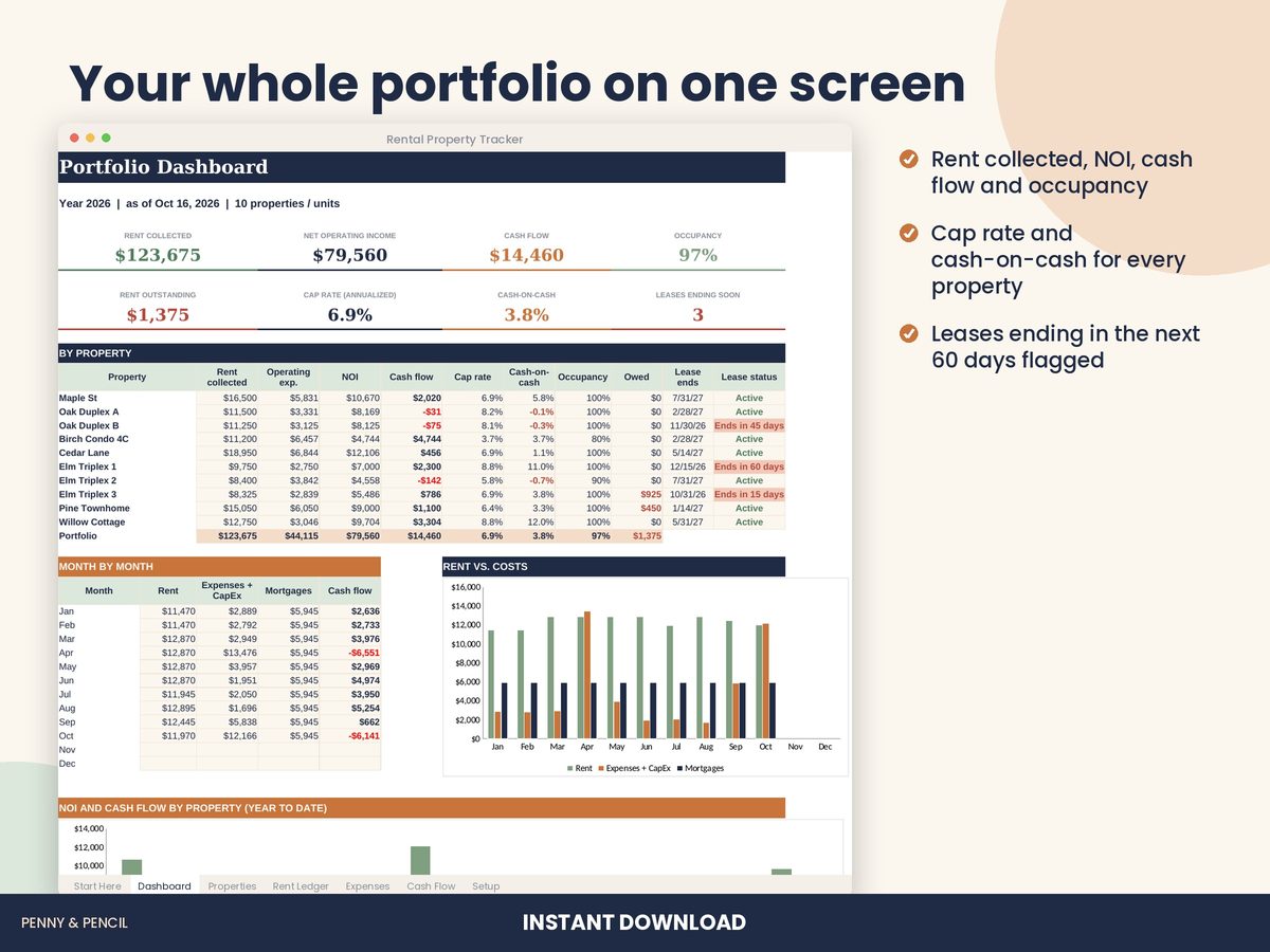 Rental Property Tracker preview 2