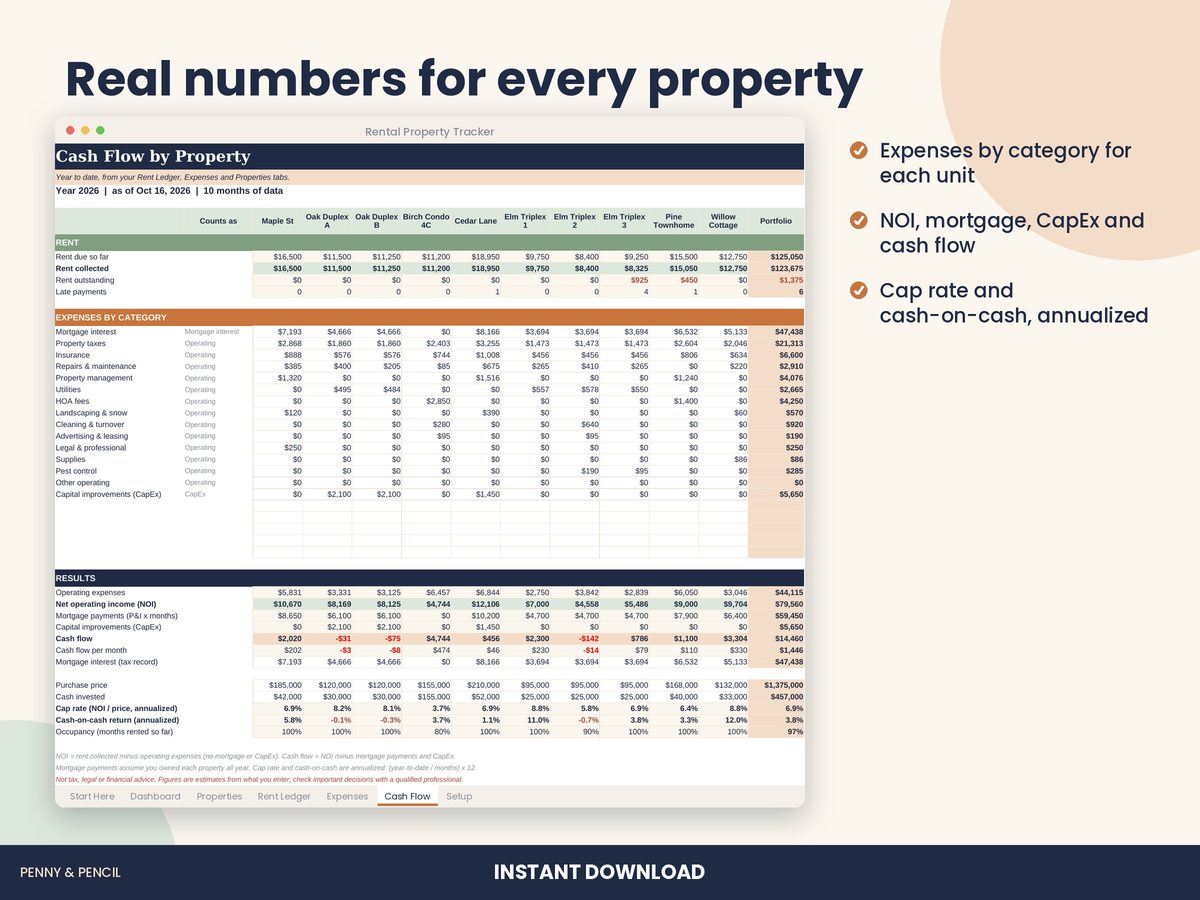 Rental Property Tracker preview 4