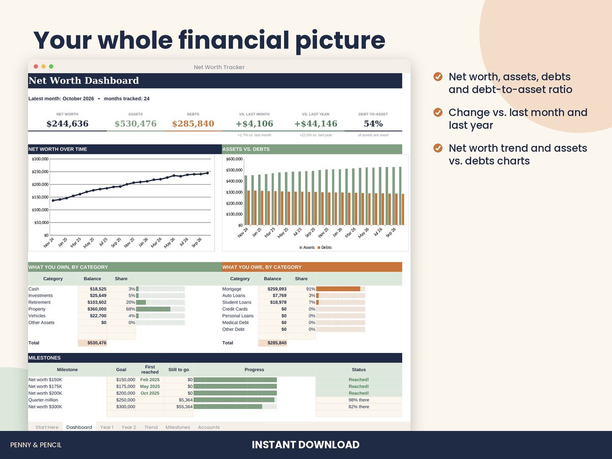 Net Worth Tracker preview 2