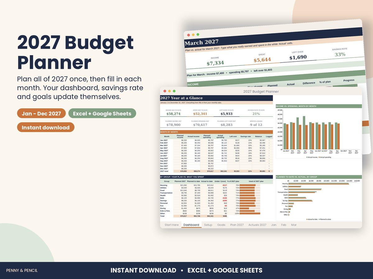 2027 Budget Planner