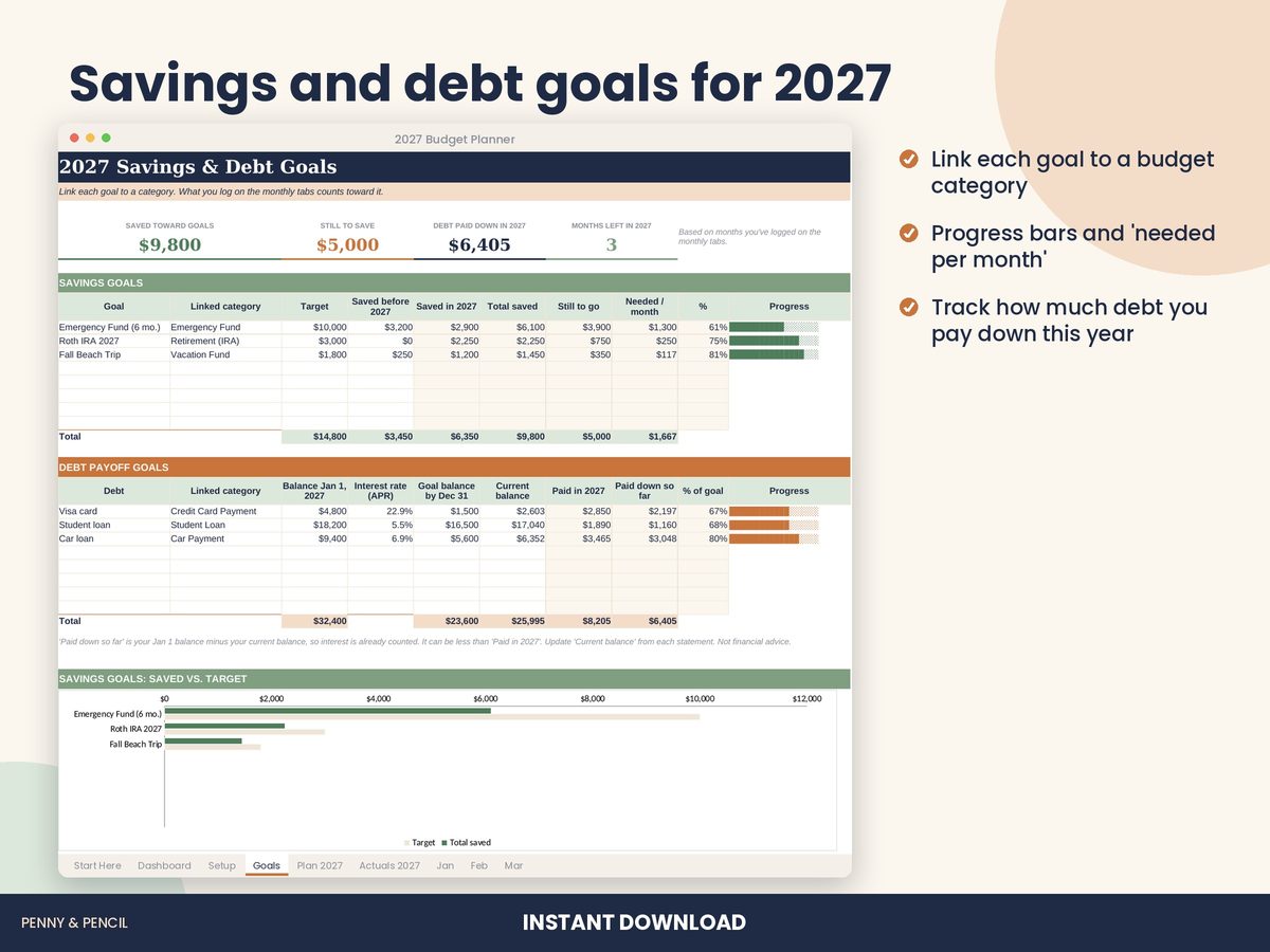 2027 Budget Planner preview 5