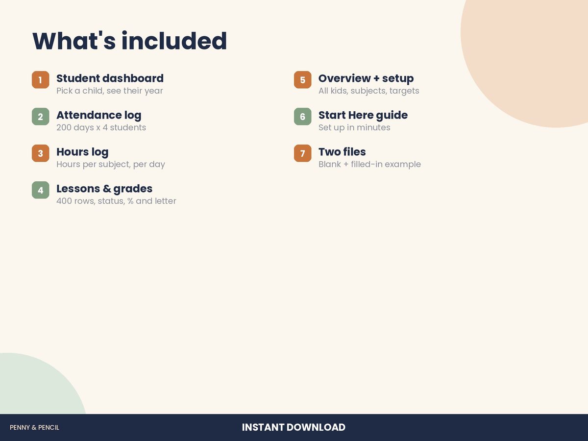 Homeschool Planner preview 6